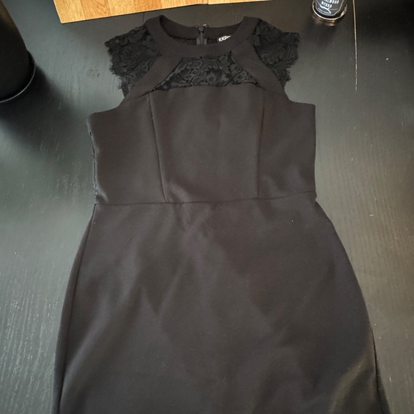 Express Dresses & Skirts - Black Express Lace Cocktail Dress